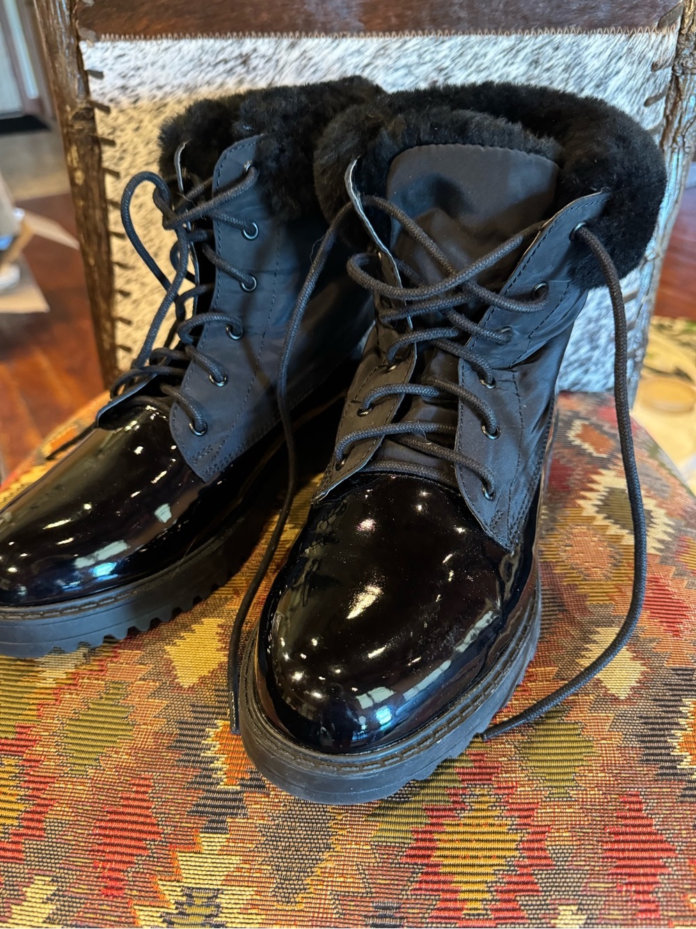 Cloud Nine Sheepskin Women's Lace-Up Boots